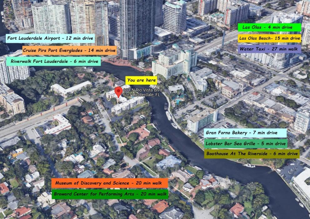 Designer River View Apartments Fort Lauderdale Eksteriør billede